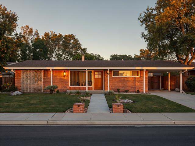 Mid-Century Ranch - Front Exterior